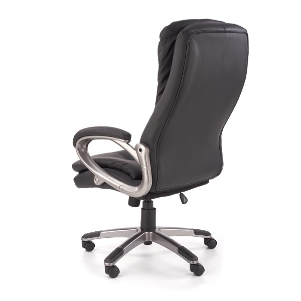 Fotel PRESTON gabinetowy czarny - Halmar