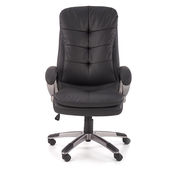 Fotel PRESTON gabinetowy czarny - Halmar