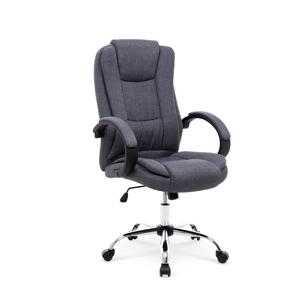 Fotel RELAX 2 gabinetowy ciemny popielaty - Halmar