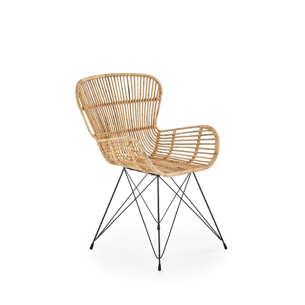 Krzesło K335 rattan naturalny - Halmar