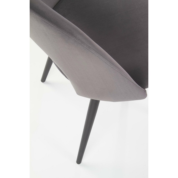 Krzesło K384 popielaty / czarny - Halmar
