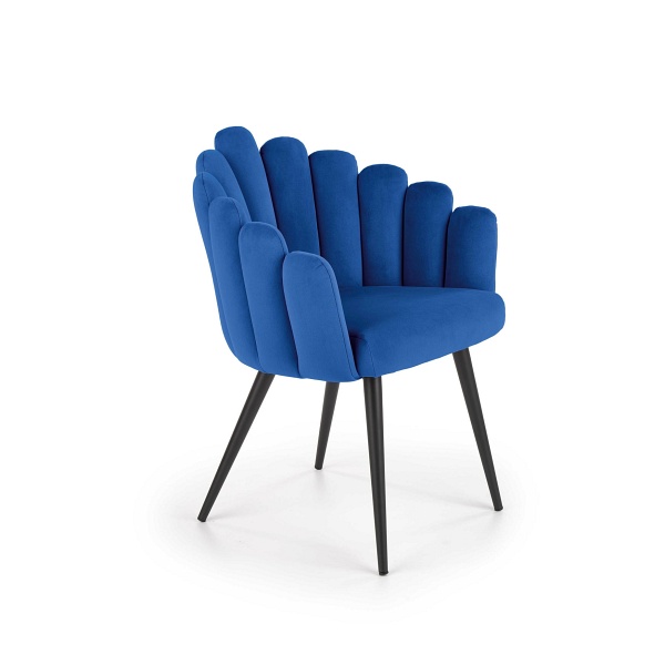 Krzesło K410 granatowy velvet - Halmar