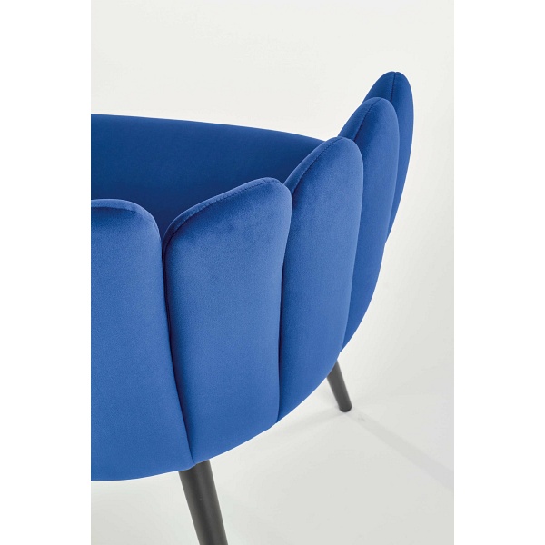 Krzesło K410 granatowy velvet - Halmar