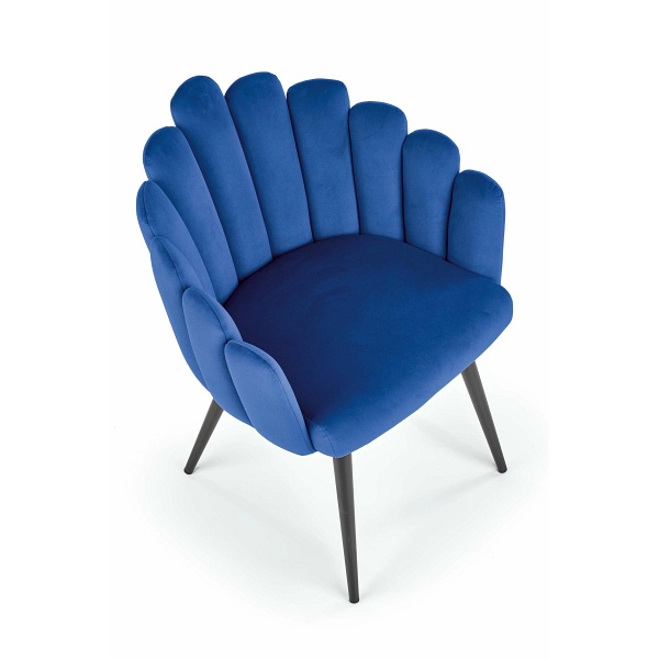 Krzesło K410 granatowy velvet - Halmar