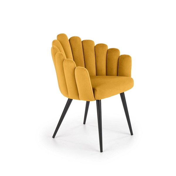 Krzesło K410 musztardowy velvet - Halmar