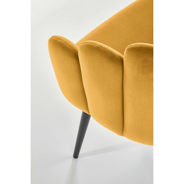 Krzesło K410 musztardowy velvet - Halmar