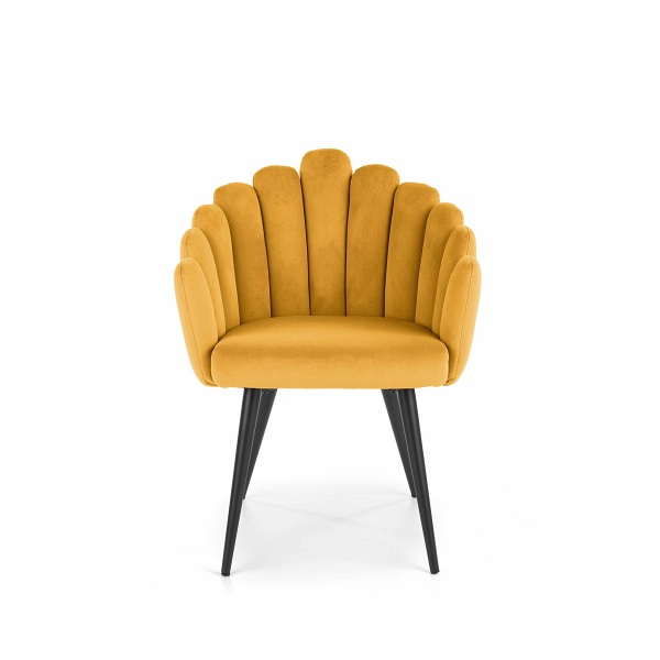 Krzesło K410 musztardowy velvet - Halmar