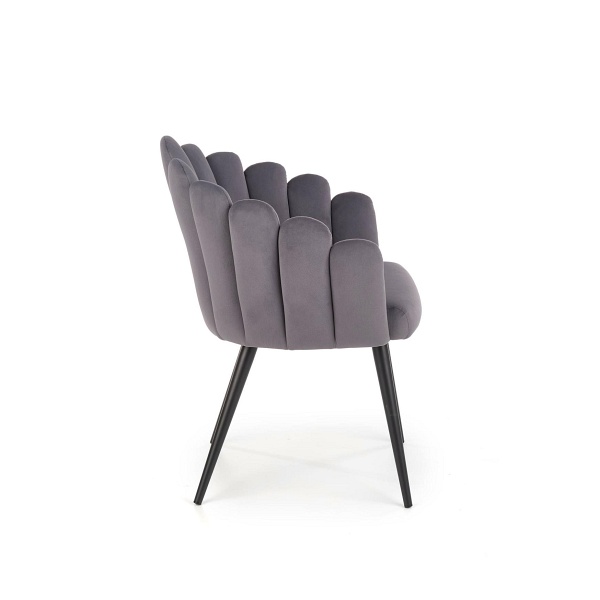 Krzesło K410 popielaty velvet - Halmar