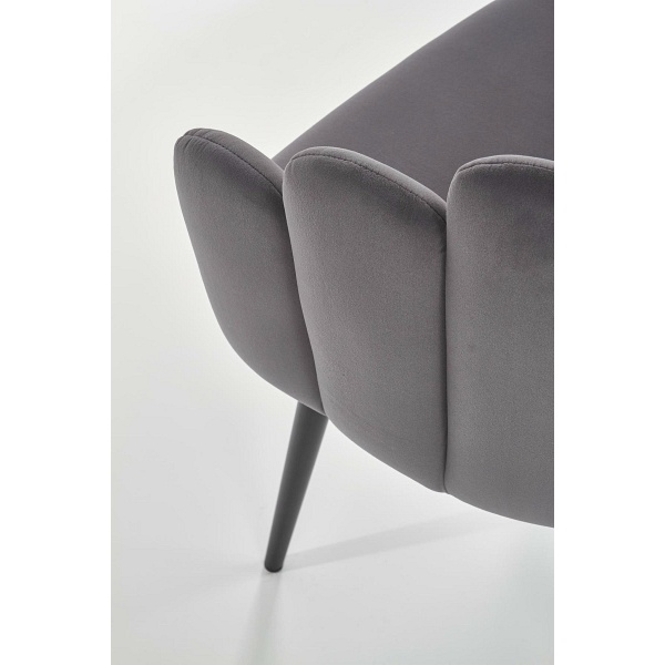 Krzesło K410 popielaty velvet - Halmar