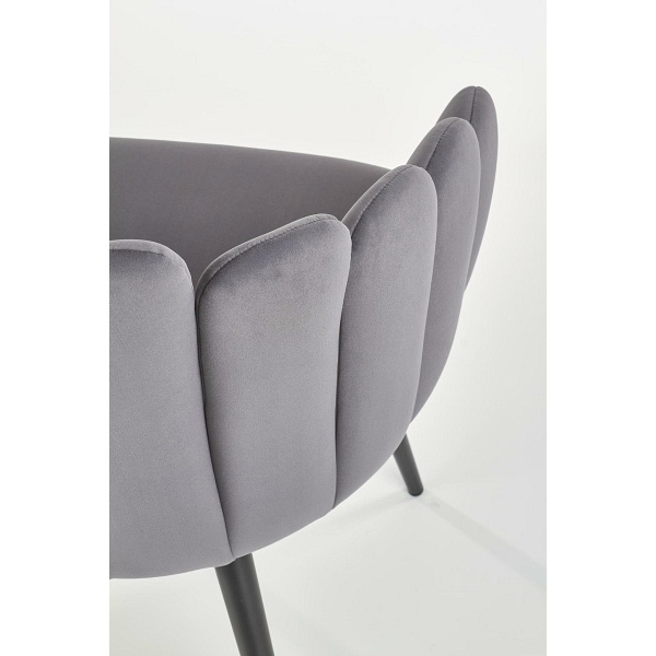 Krzesło K410 popielaty velvet - Halmar