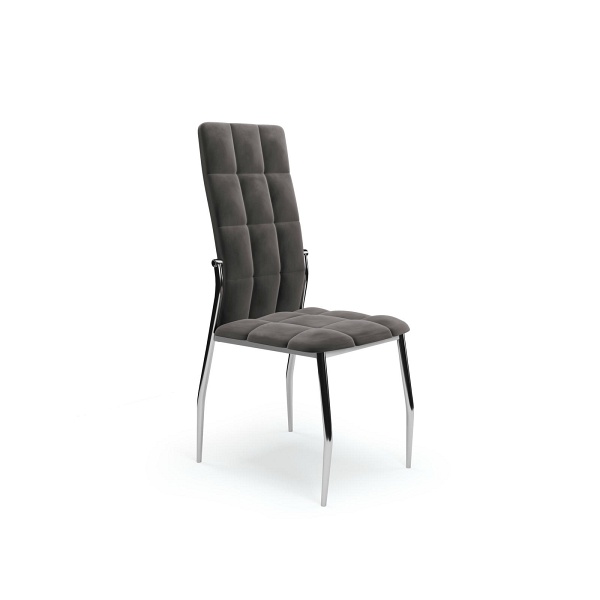 Krzesło K416 popielaty velvet - Halmar