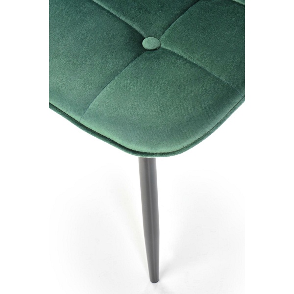 Krzesło K417 ciemny zielony velvet - Halmar