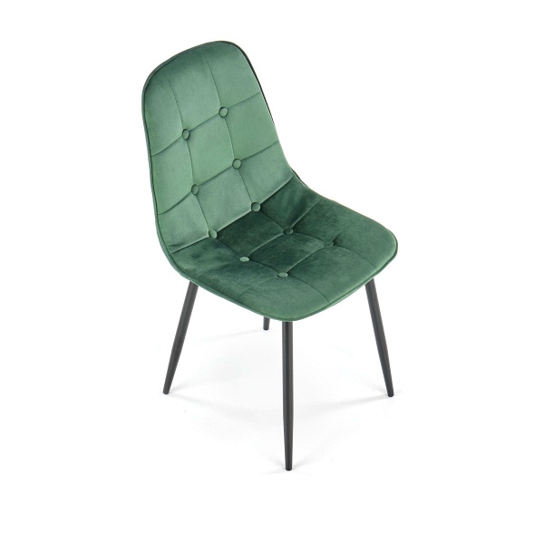 Krzesło K417 ciemny zielony velvet - Halmar