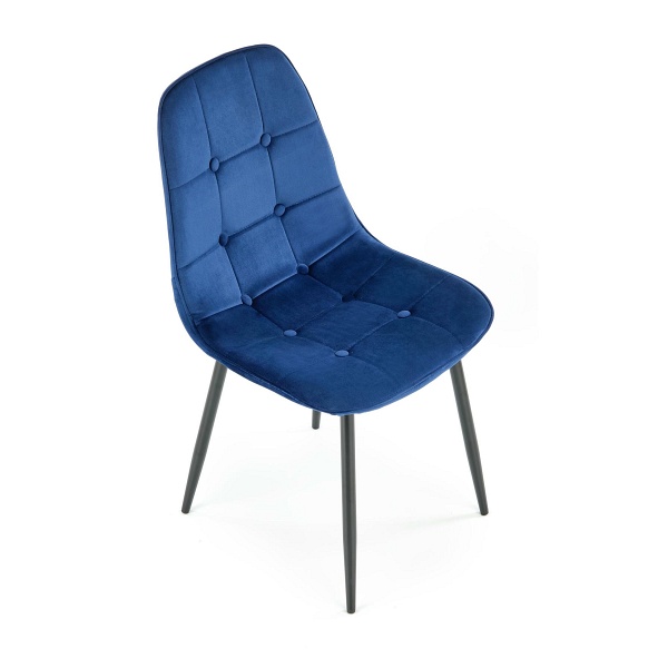 Krzesło K417 granatowy velvet - Halmar