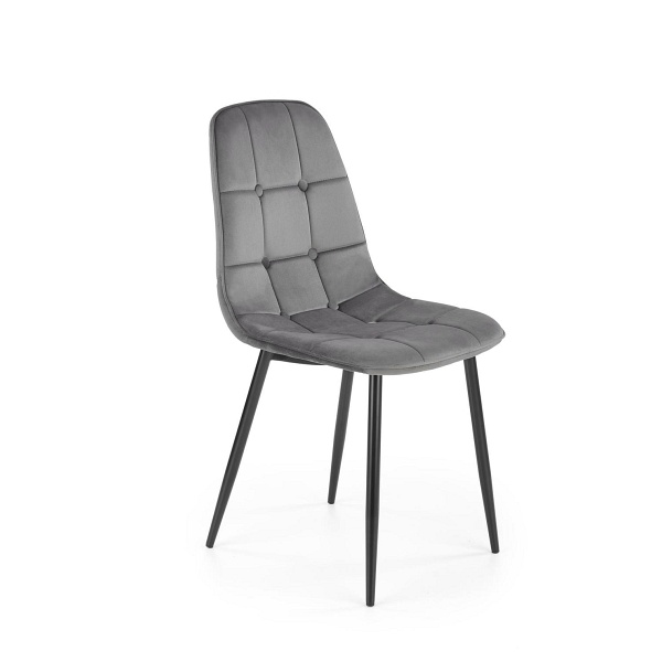 Krzesło K417 popielaty velvet - Halmar