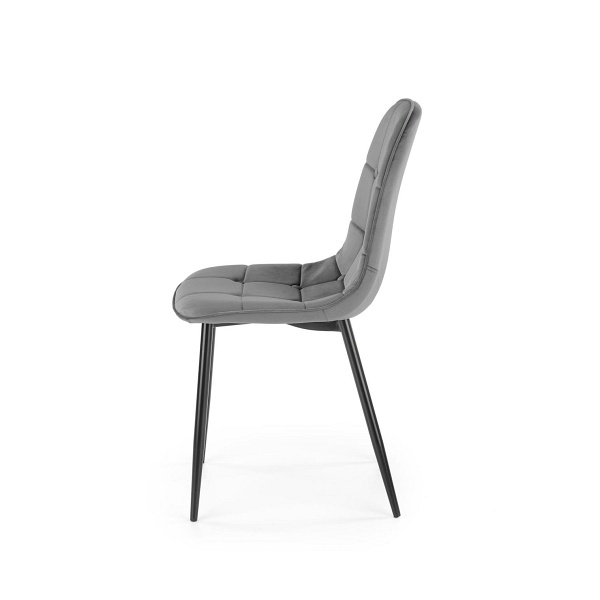 Krzesło K417 popielaty velvet - Halmar
