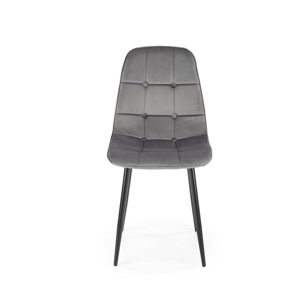 Krzesło K417 popielaty velvet - Halmar