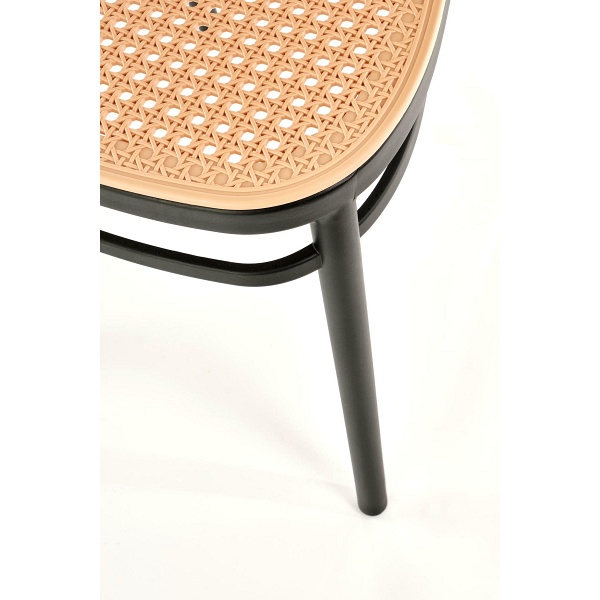 Krzesło K483 naturalny/czarny - Halmar