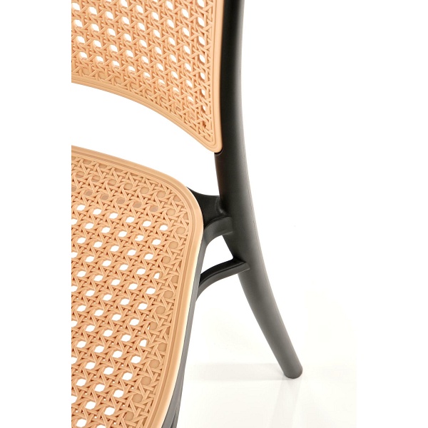 Krzesło K483 naturalny/czarny - Halmar