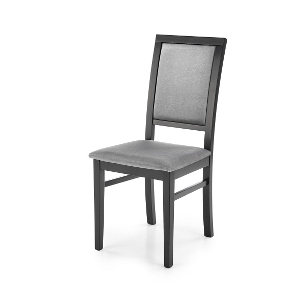 Krzesło SYLWEK1 czarny / tap: velvet Monolith 85 - Halmar