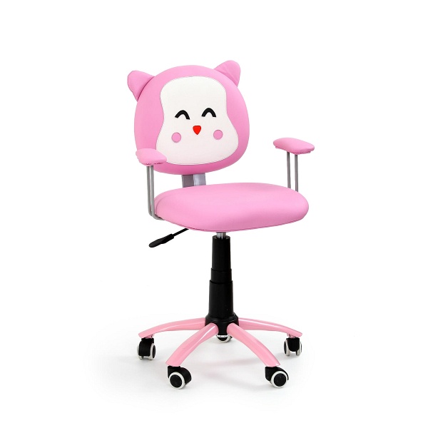 Fotel KITTY młodzieżowy różowy - Halmar