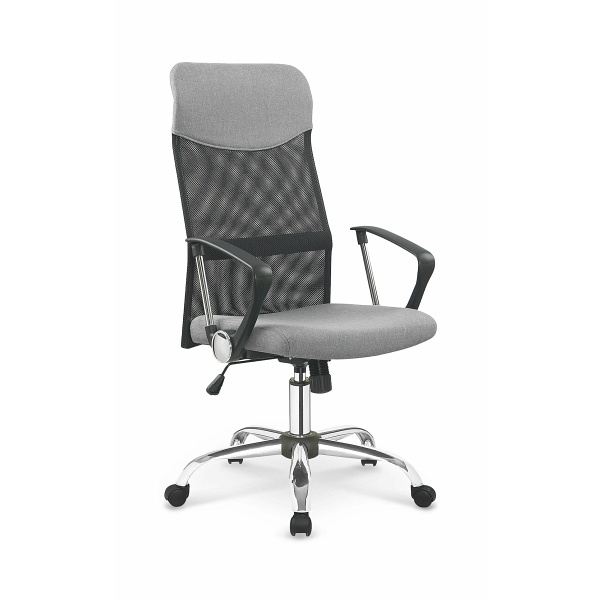 Fotel VIRE 2 pracowniczy tkanina popiel - Halmar