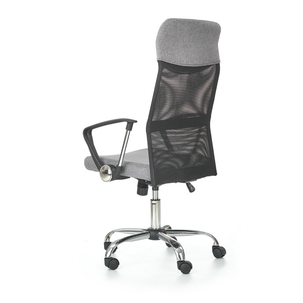 Fotel VIRE 2 pracowniczy tkanina popiel - Halmar