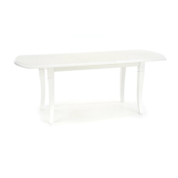 Stół FRYDERYK 160/240 cm kolor biały - Halmar