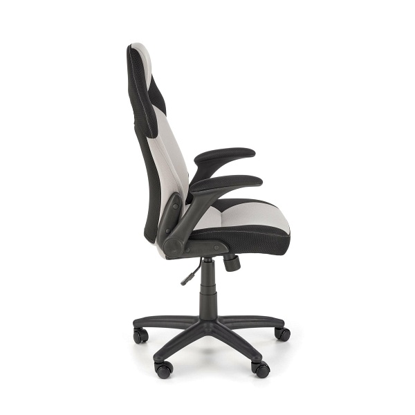 Fotel BLOOM gabinetowy popielaty / czarny - Halmar