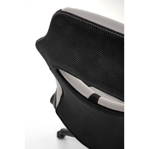 Fotel BLOOM gabinetowy popielaty / czarny - Halmar