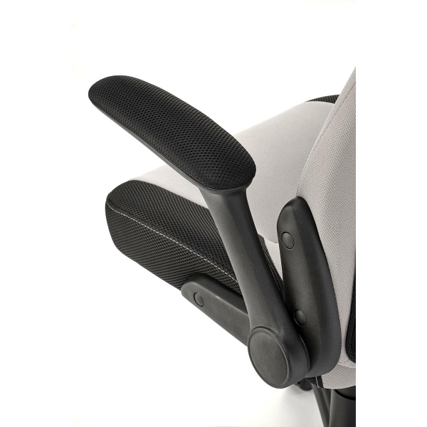 Fotel BLOOM gabinetowy popielaty / czarny - Halmar