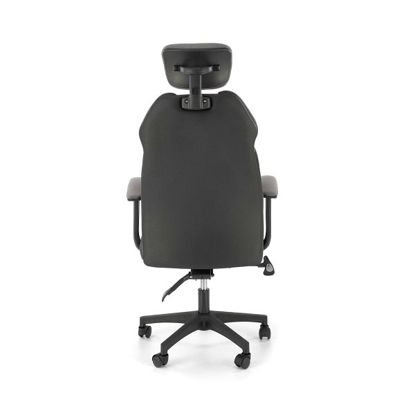 Fotel CHRONO gabinetowy popielato-czarny - Halmar