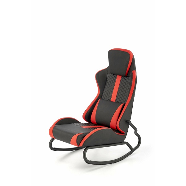 Fotel GAMER czarny/czerwony - Halmar