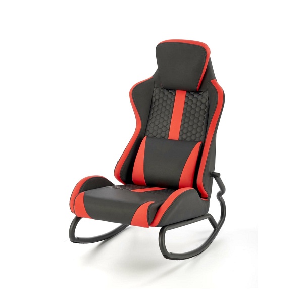Fotel GAMER czarny/czerwony - Halmar