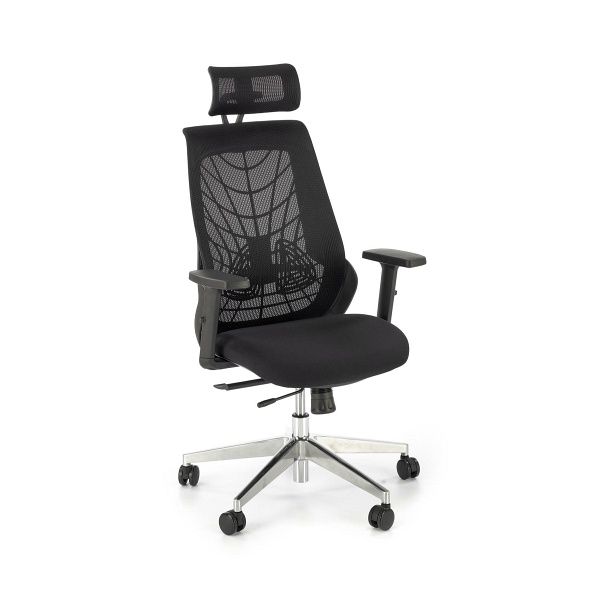 Fotel GERONIMO gabinetowy czarny - Halmar