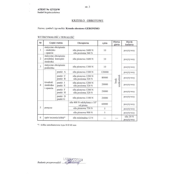 Fotel GERONIMO gabinetowy czarny - Halmar