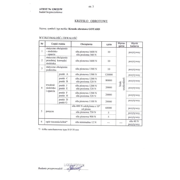 Fotel GOTARD gabinetowy czarny - Halmar