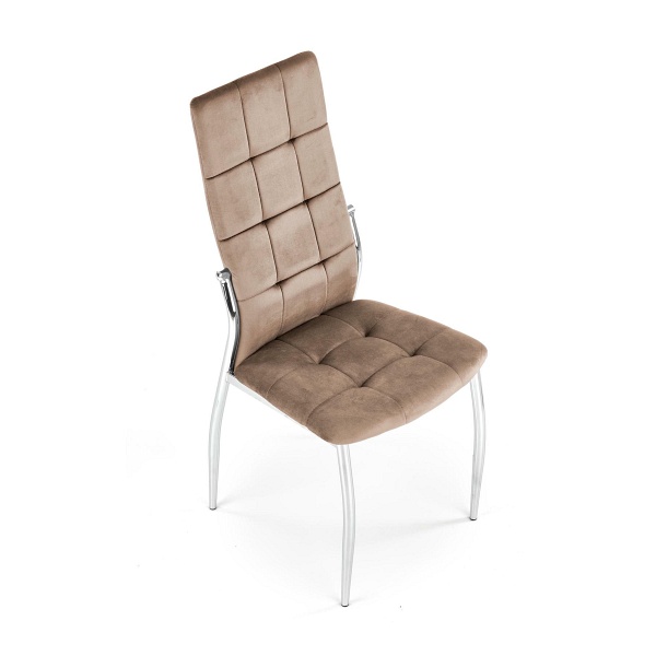 Krzesło K416 beżowy velvet - Halmar