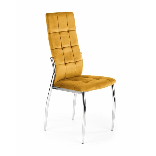Krzesło K416 musztardowy velvet - Halmar