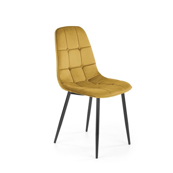 Krzesło K417 musztardowy velvet - Halmar