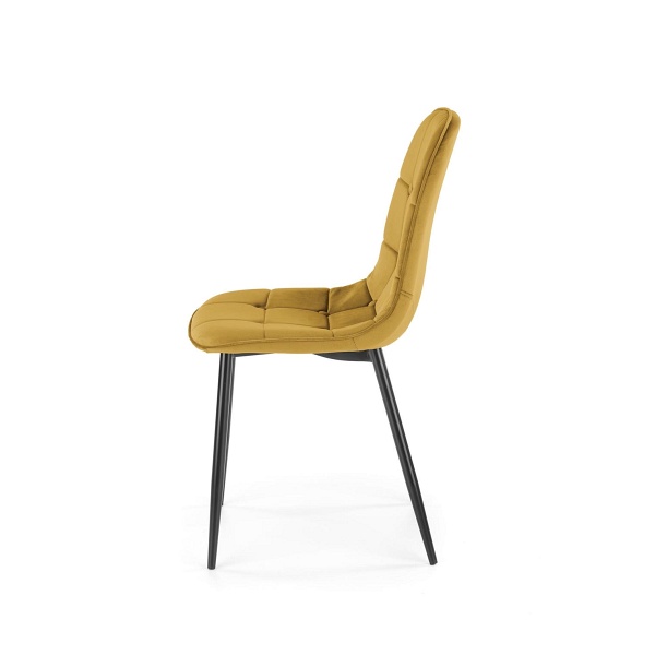 Krzesło K417 musztardowy velvet - Halmar