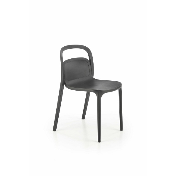 Krzesło K490 plastik czarny - Halmar