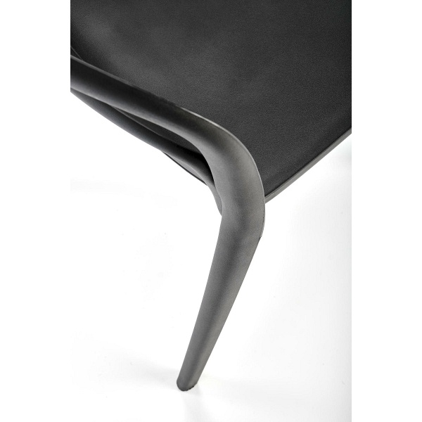 Krzesło K490 plastik czarny - Halmar