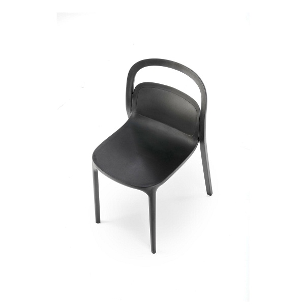 Krzesło K490 plastik czarny - Halmar