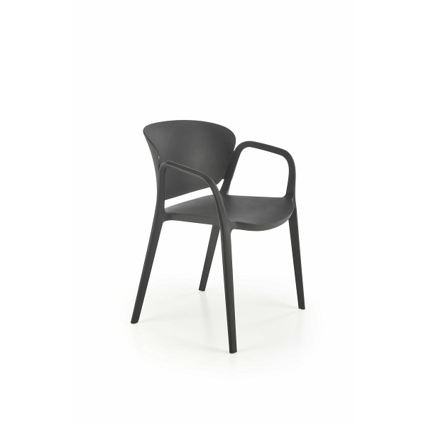 Krzesło K491 plastik czarny - Halmar