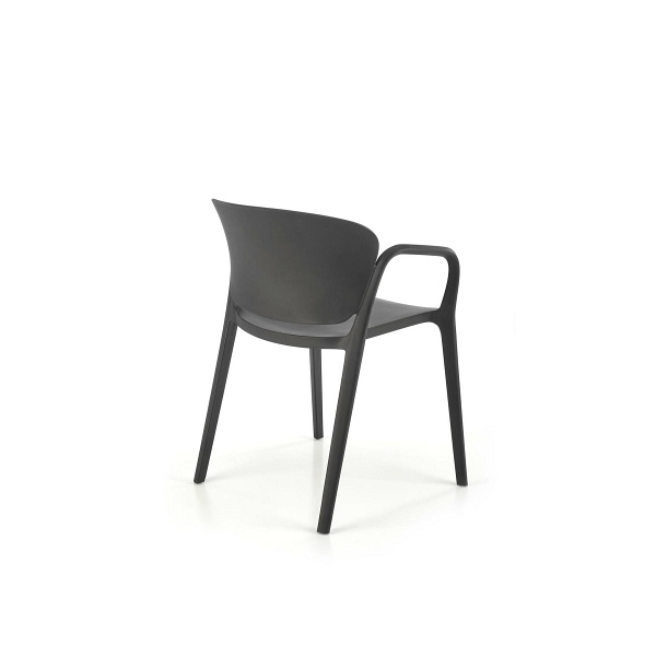 Krzesło K491 plastik czarny - Halmar