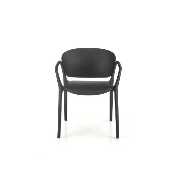 Krzesło K491 plastik czarny - Halmar
