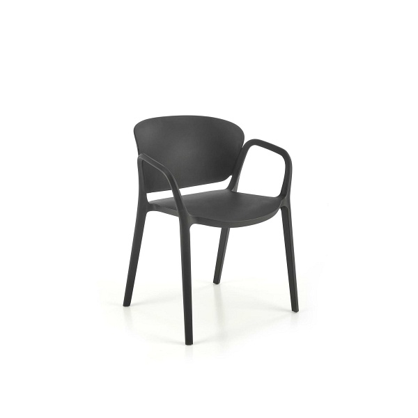 Krzesło K491 plastik czarny - Halmar