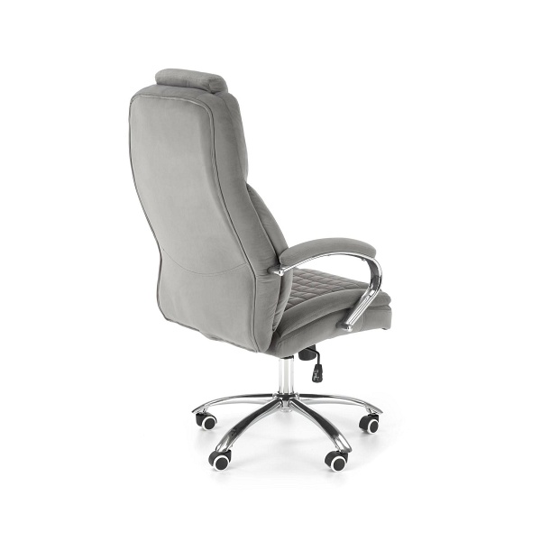 Fotel KING 2 gabinetowy, tkanina popielaty - Halmar