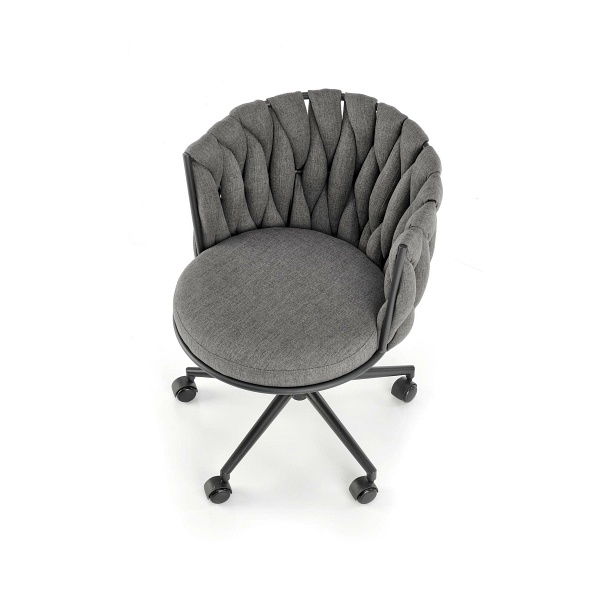 Fotel TALON gabinetowy popielaty - Halmar